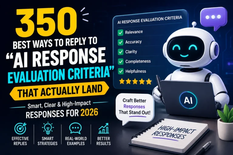 AI Response Evaluation Criteria