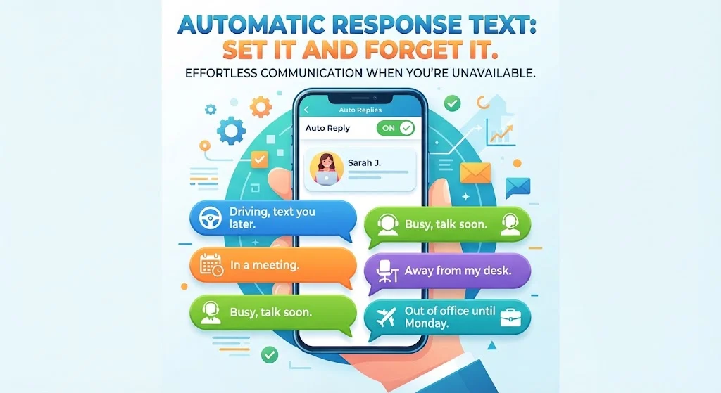 150+ Automatic Response Text Ideas That Make People Smile While You're Busy