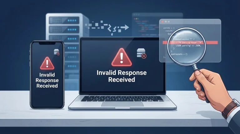 invalid-response-received