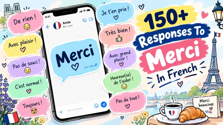response to merci in french