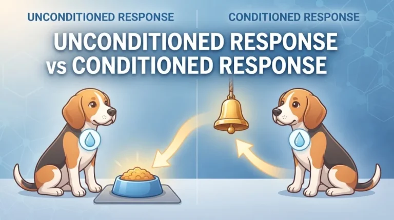 Unconditioned Response vs Conditioned Response