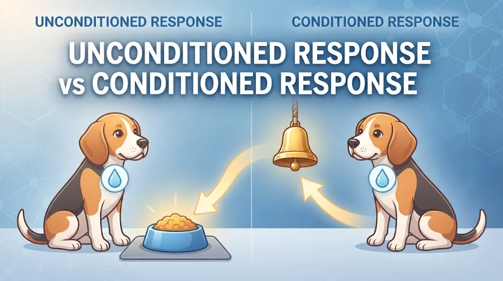 Unconditioned Response vs Conditioned Response